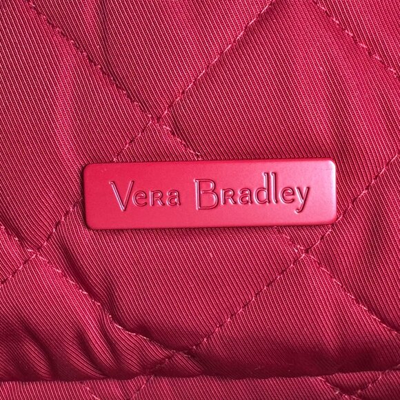 Vera Bradley Small Backpack in Performance Twill Cardinal Red NWT - Picture 11 of 12